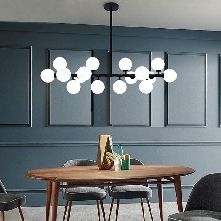 16 Glass Bubble Globe Pendant Lamp