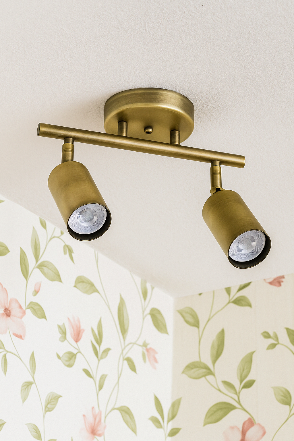 2 Spotlight GU10 Bulb Included Eslitme Wall Sconce Bronze Eskimet