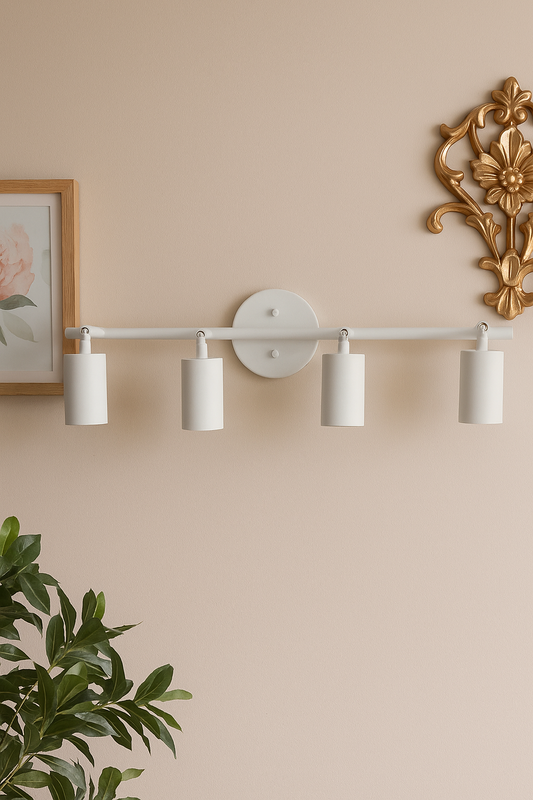 4-Spot GU10 Bulb Included Wall Lamp White