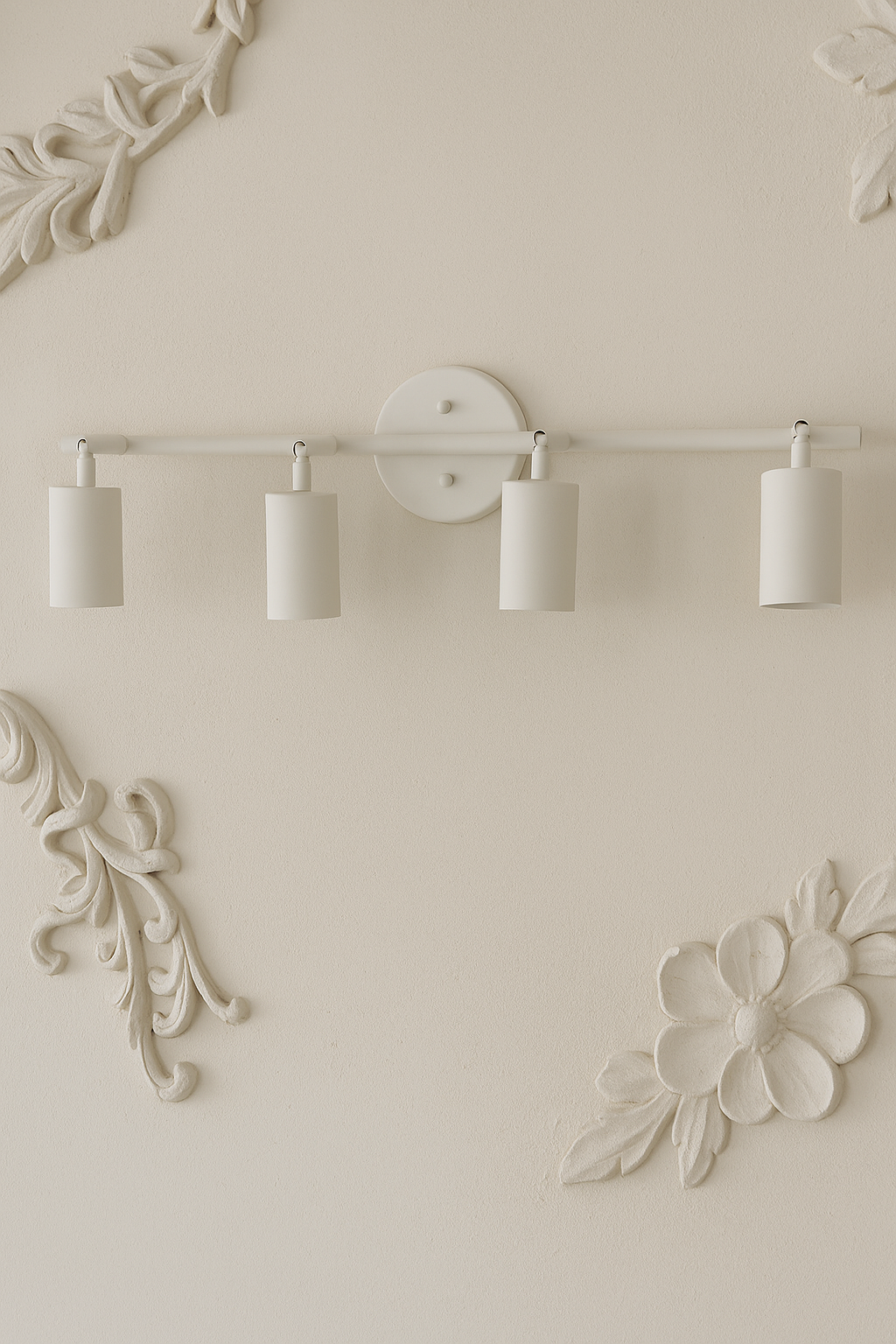 4-Spot GU10 Bulb Included Wall Lamp White