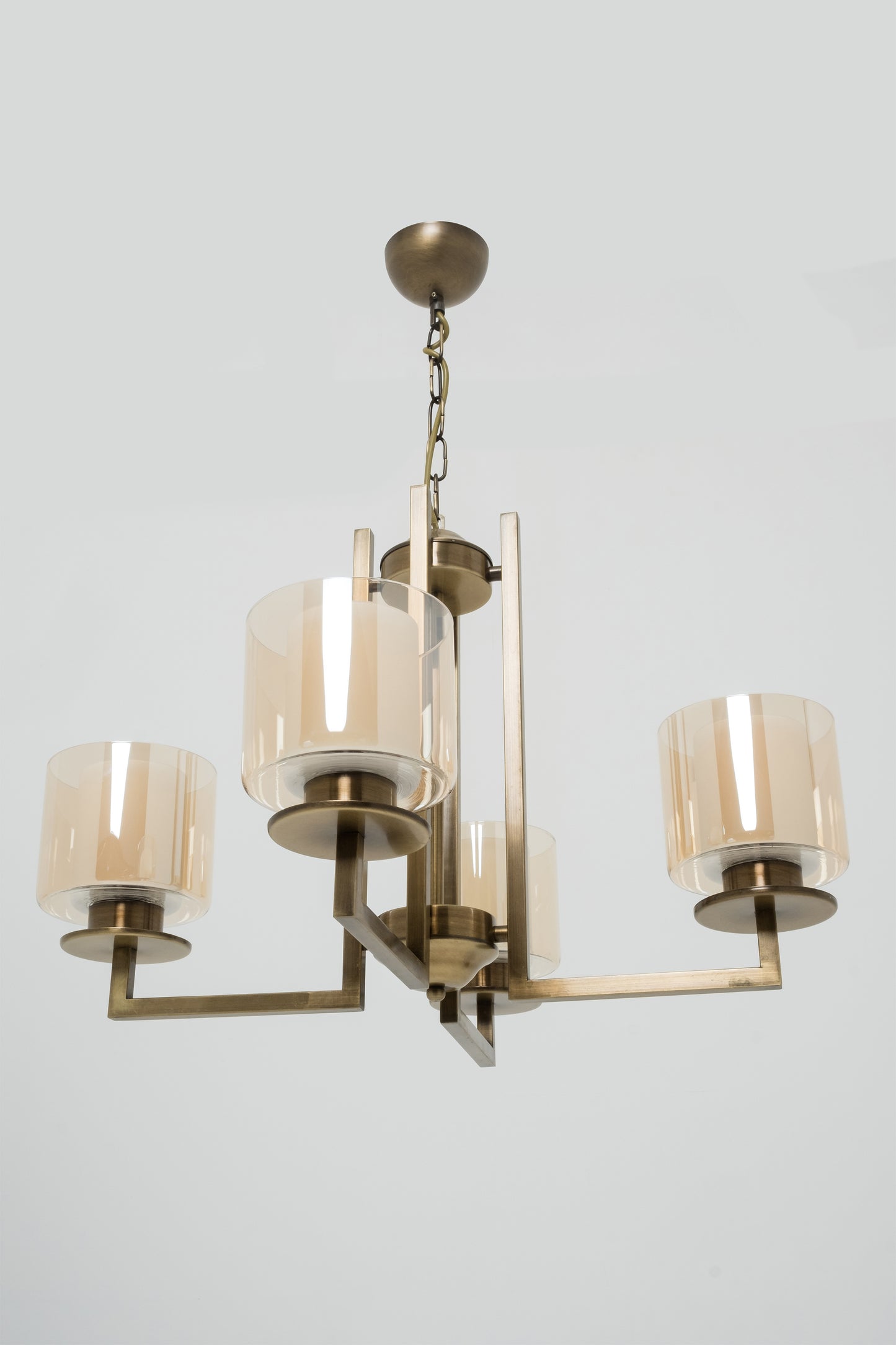 Long 1-Arm Chandelier