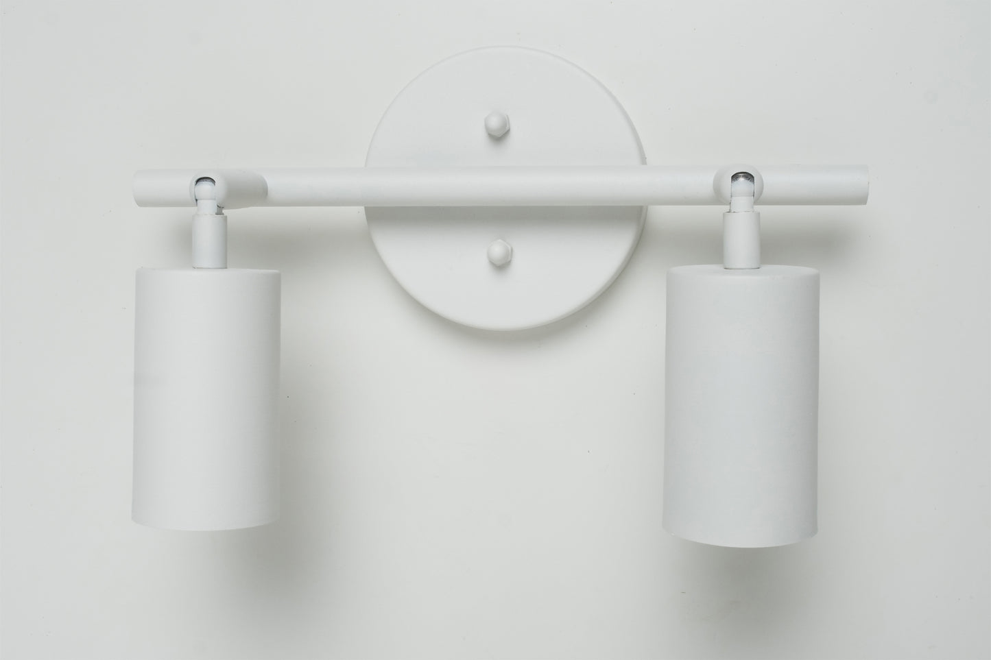 2-Piece Spotlight GU10 Bulb Included Wall Lamp White