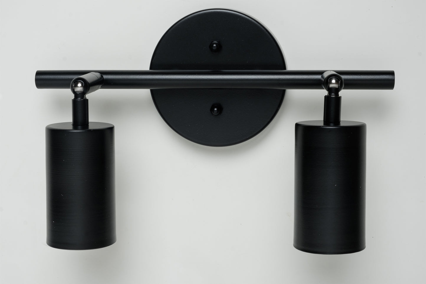 Eslitme Wall Sconce Black with 2 Spotlights GU10 Bulb Included