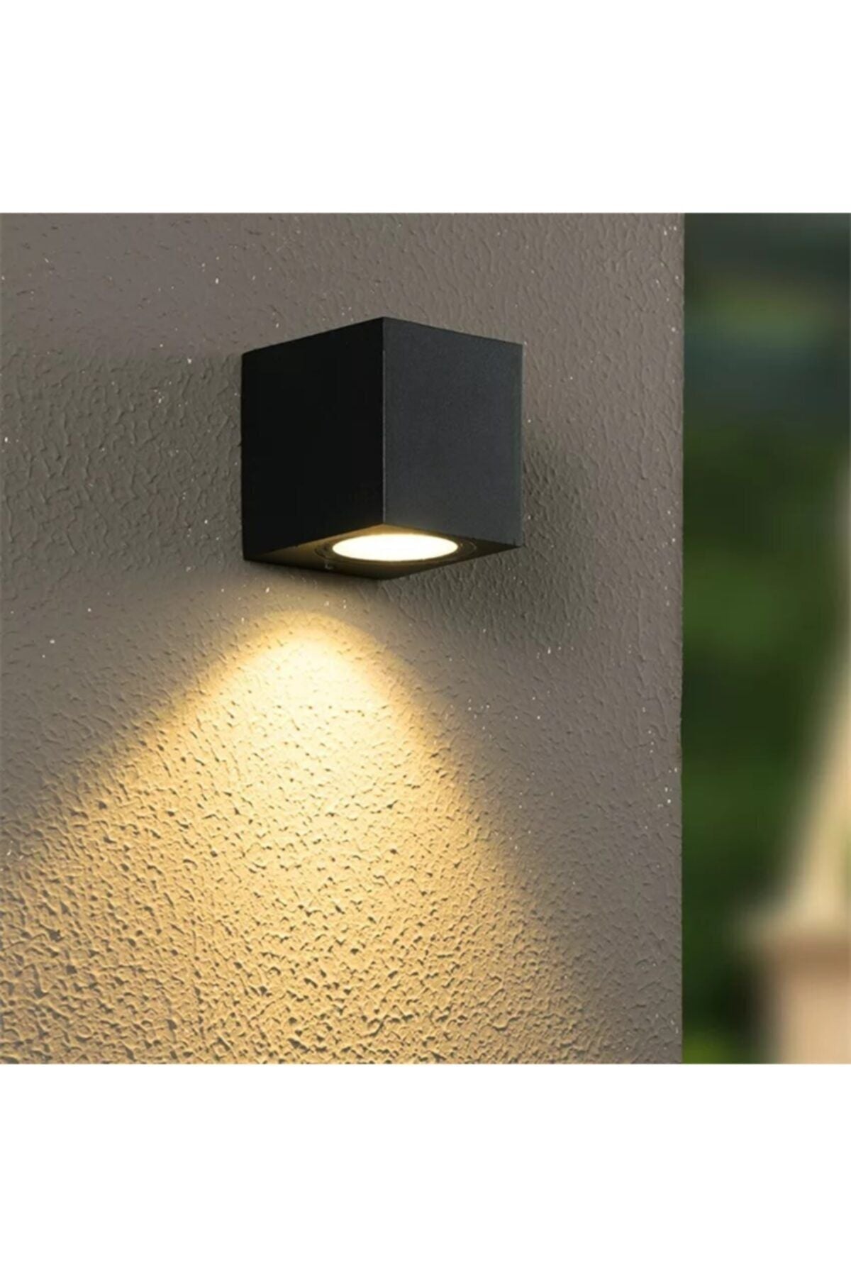Angled One-Way Black Wall Lamp