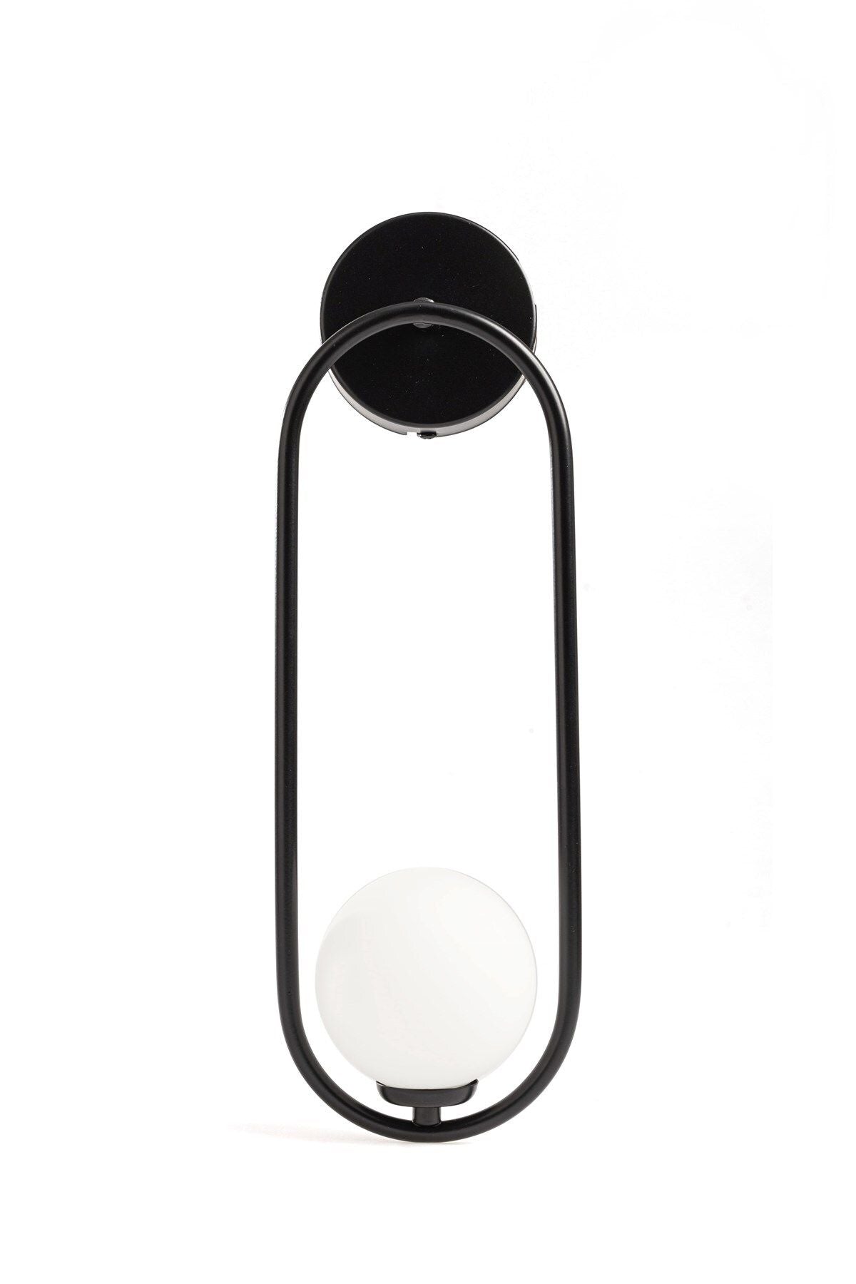 Ellipse Wall Lamp, Black Bulb Included