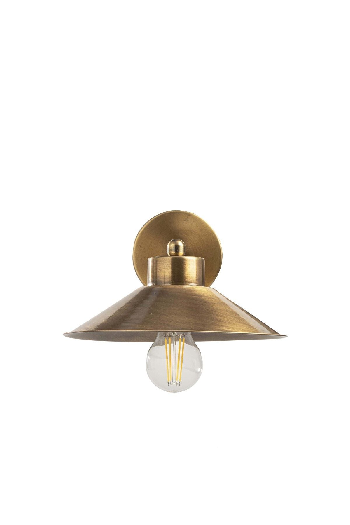 Conical Hat Wall Sconce Antique Bronze