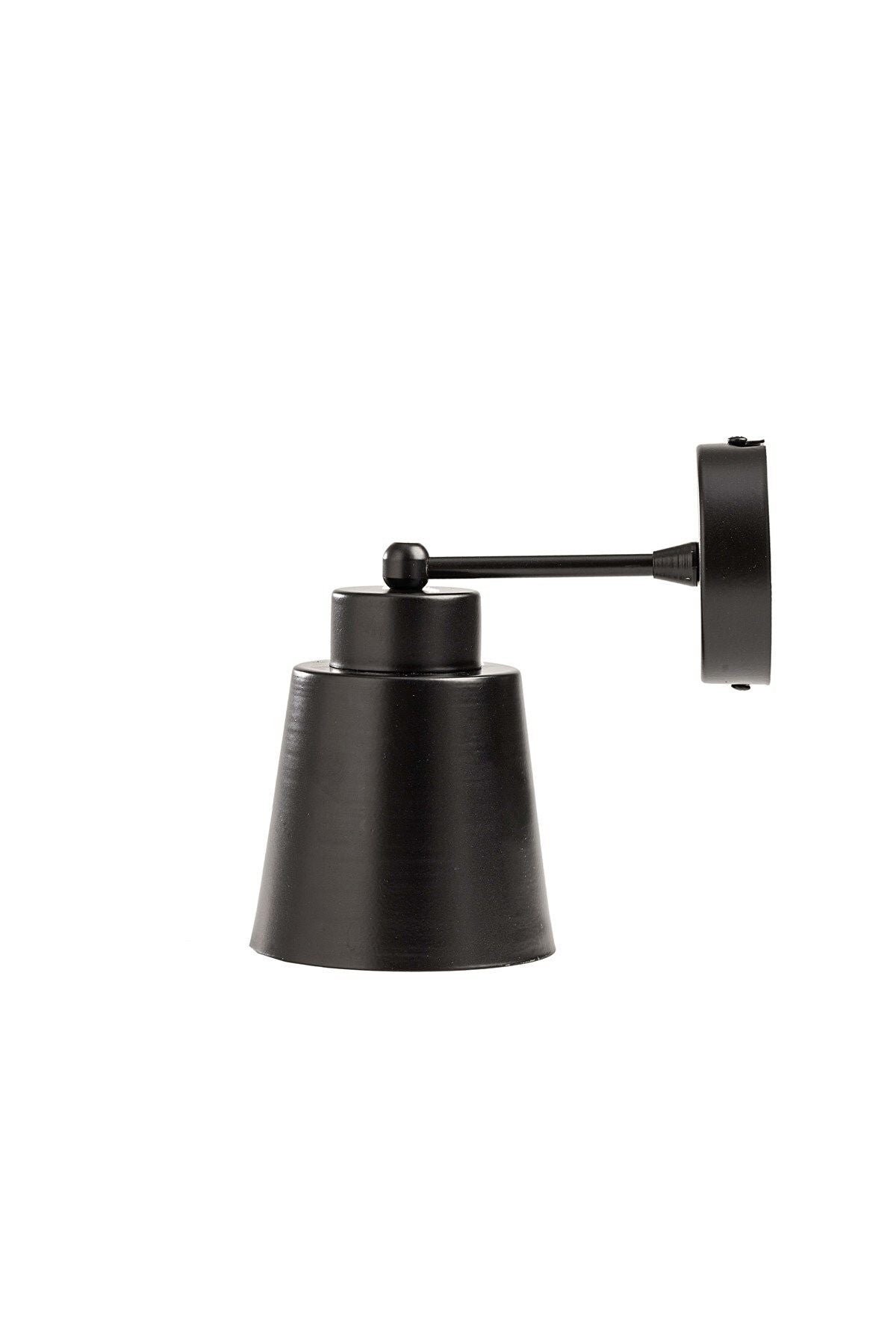 Glass Wall Sconce Black