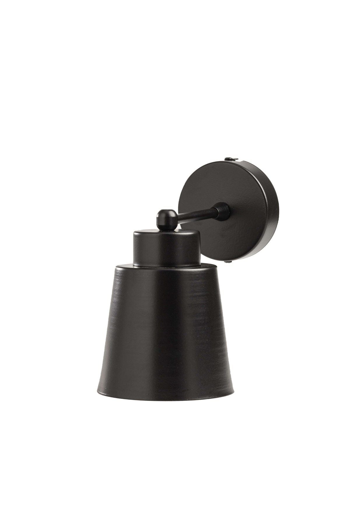 Glass Wall Sconce Black