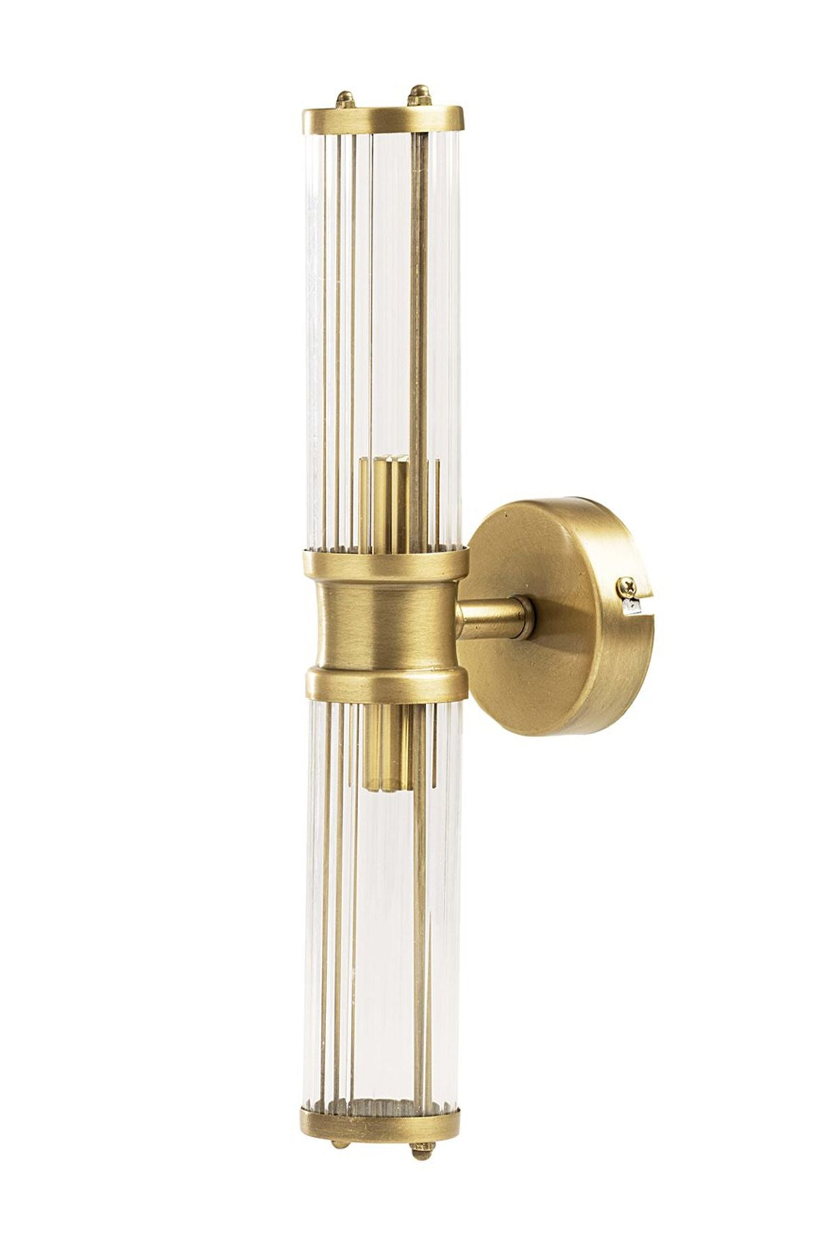 Star Glass Wall Sconce, Antique Bronze