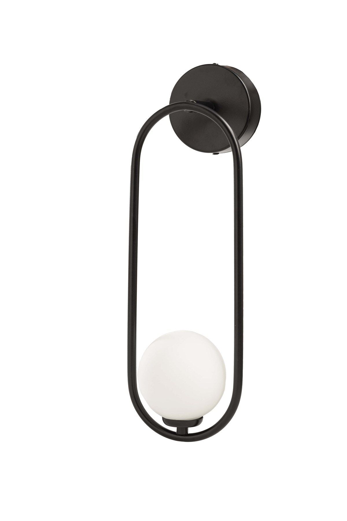 Ellipse Wall Lamp, Black Bulb Included