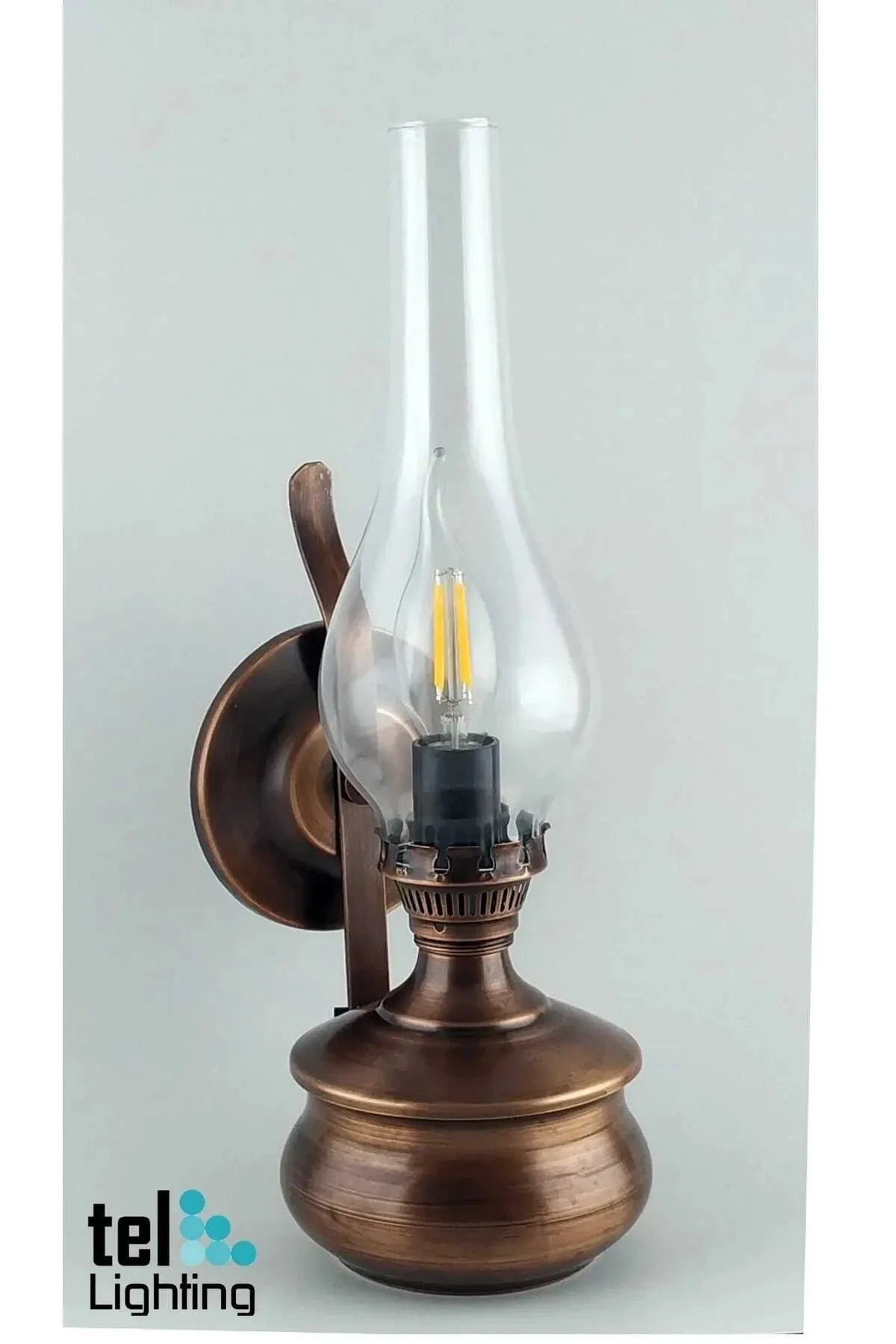 Antique Copper Gas Lamp Wall Sconce Lighting