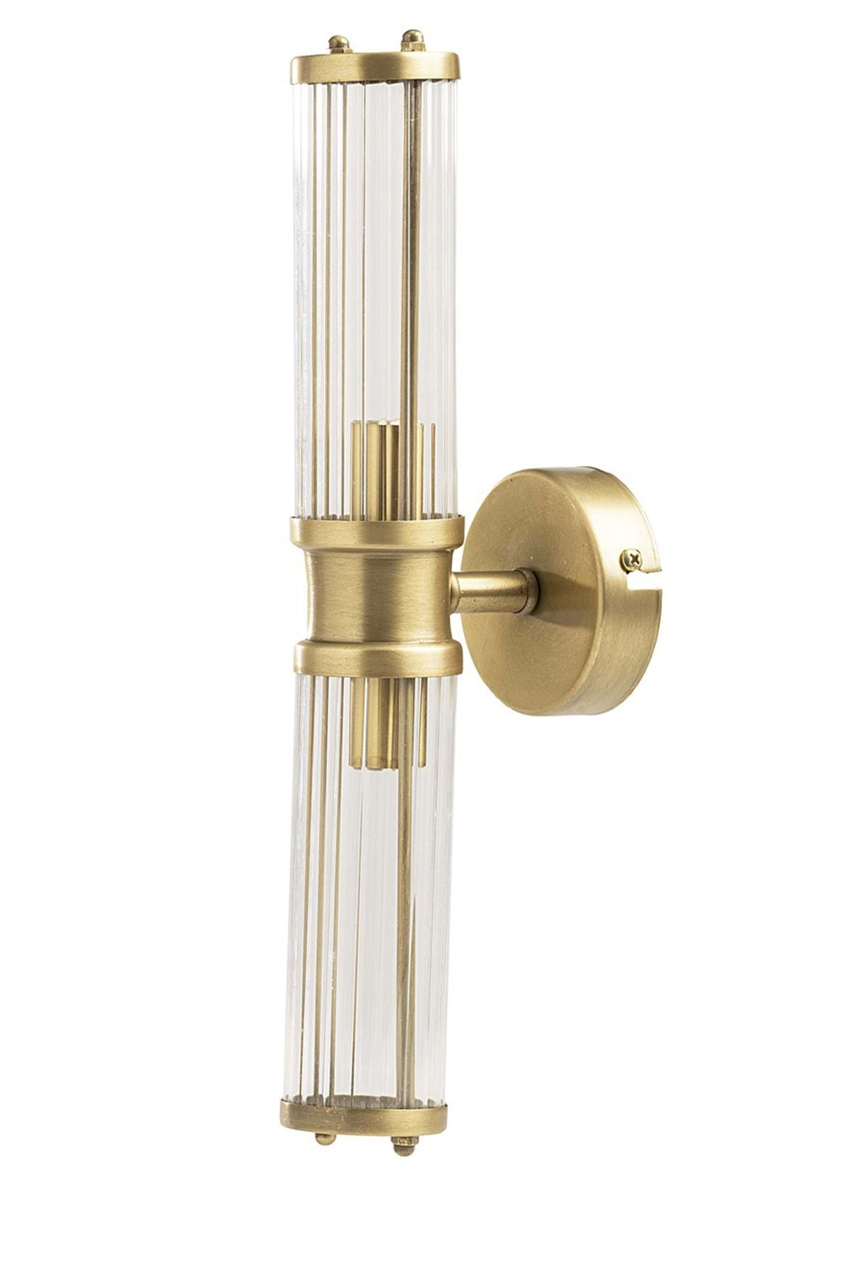 Star Glass Wall Sconce, Antique Bronze