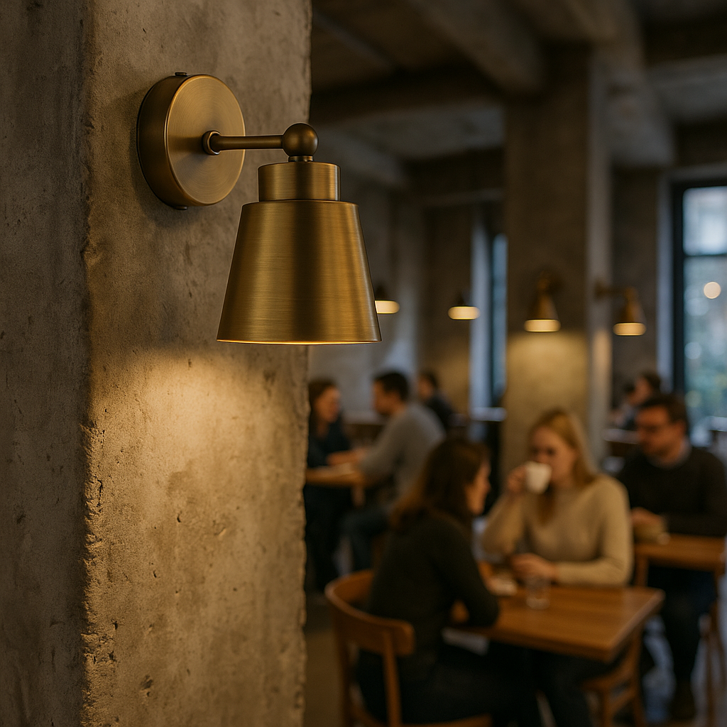 Glass Wall Sconce Antique Bronze