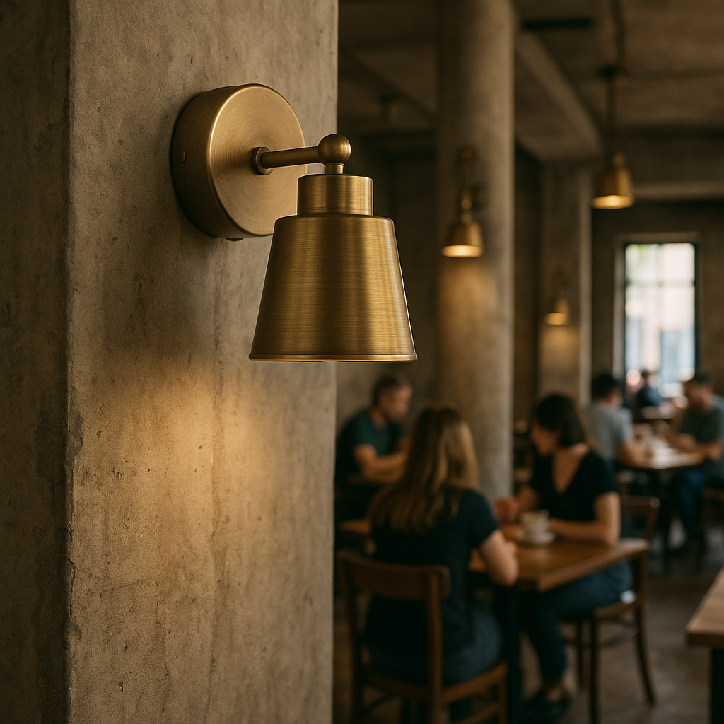 Glass Wall Sconce Antique Bronze