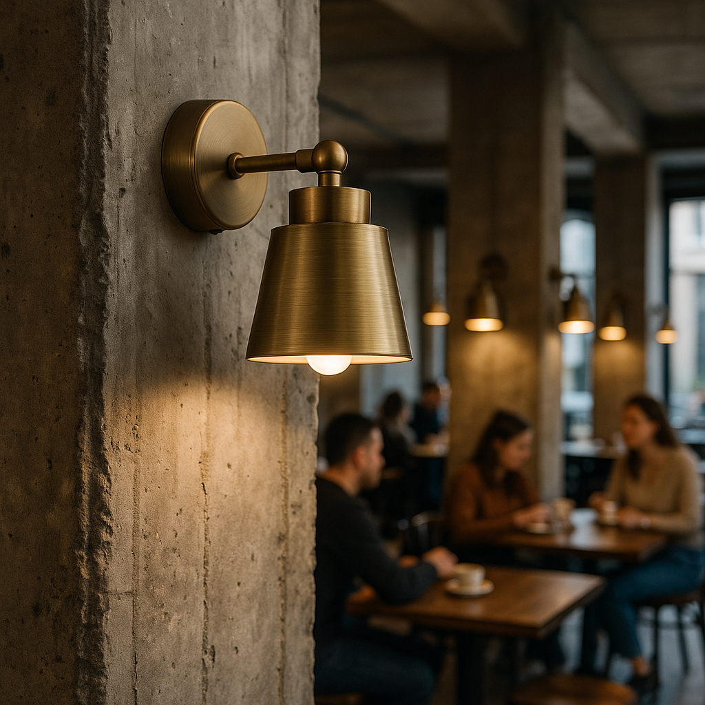 Glass Wall Sconce Antique Bronze