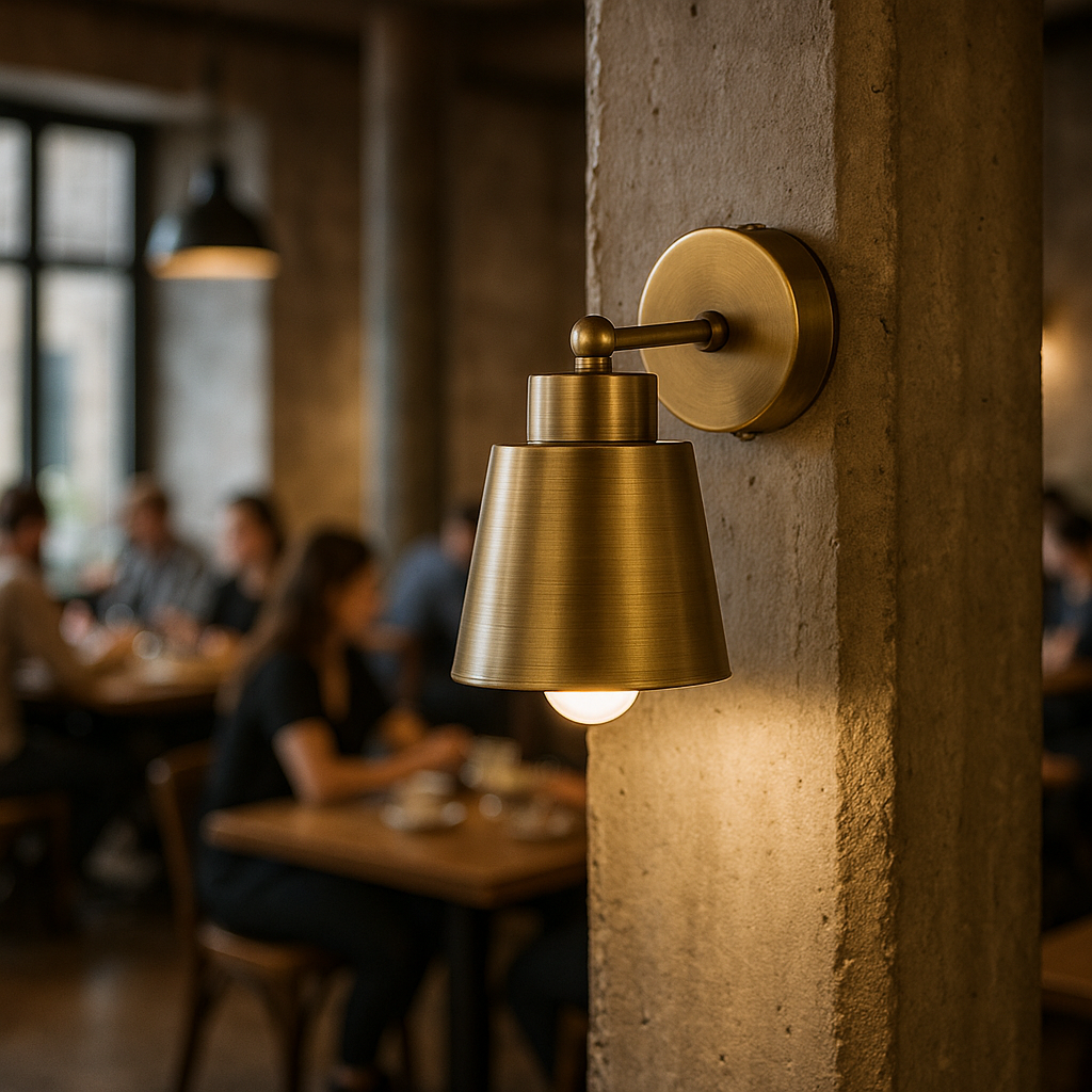 Glass Wall Sconce Antique Bronze