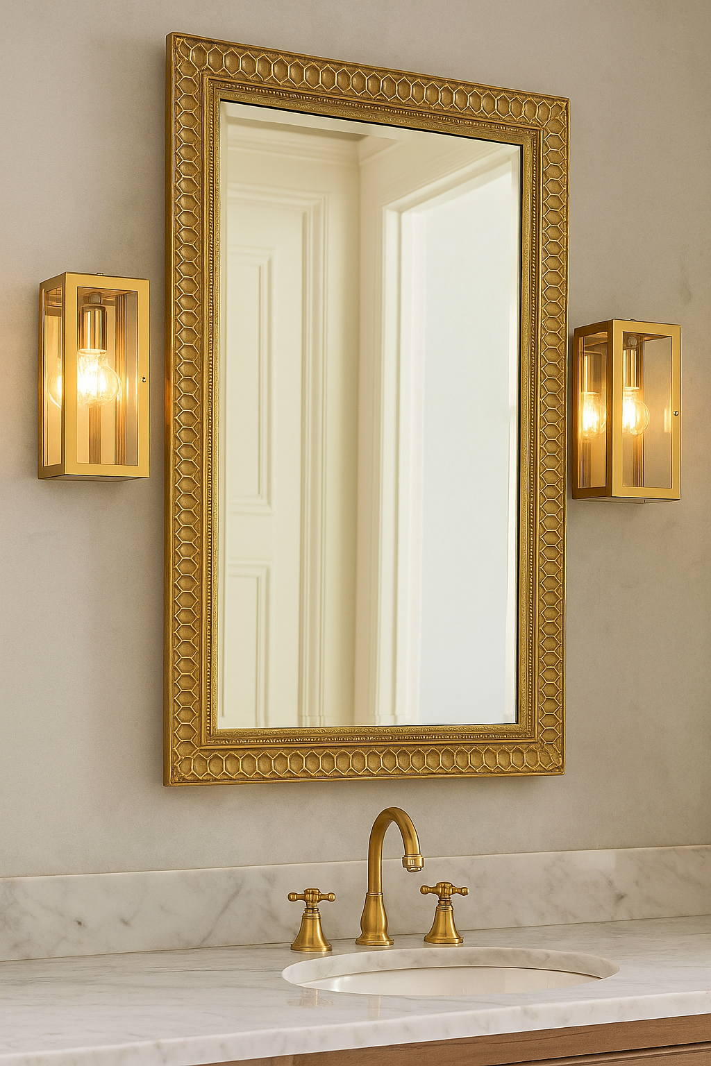 Siena Gold Metal Wall Sconce