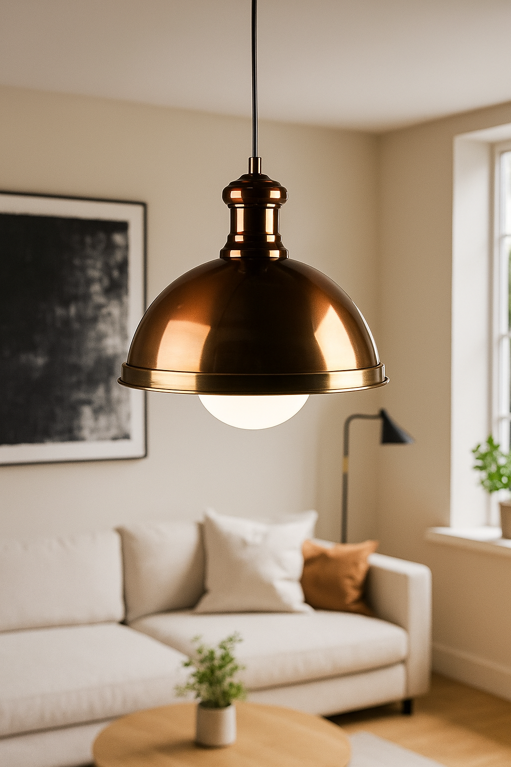 Bronze Vintage Chandelier Single Pendant Lamp Living Room Kitchen Hairdresser Lamp Lighting Shop Store Chandeliers