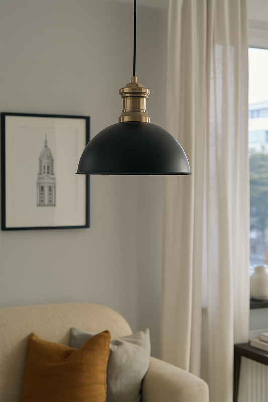 Black Metal Pendant Chandelier