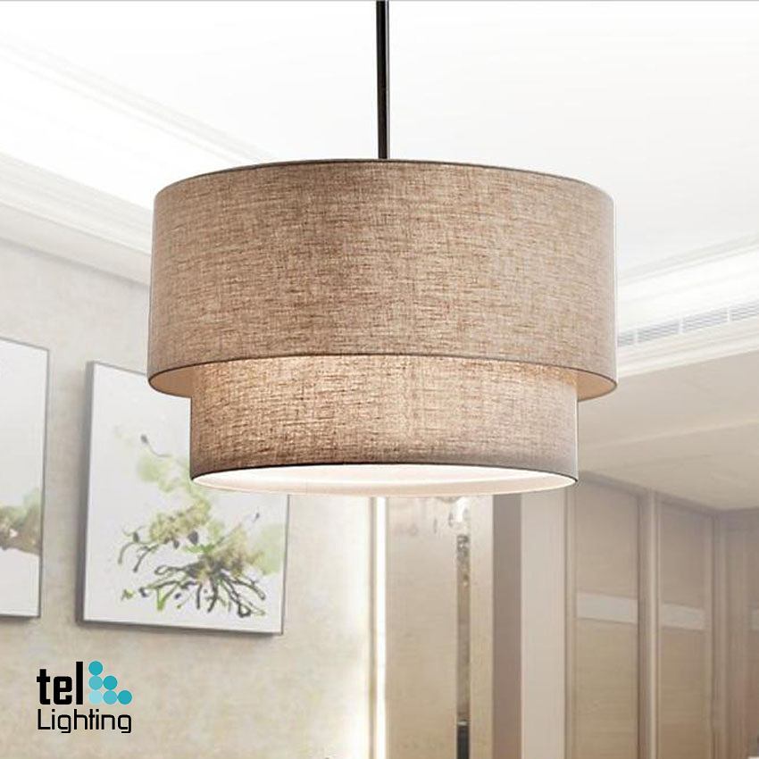 Cake Pendant Lamp with Lampshade