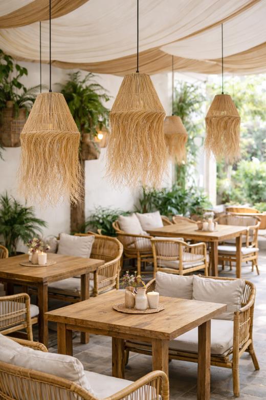 Lampadario Bohemien con Frange
