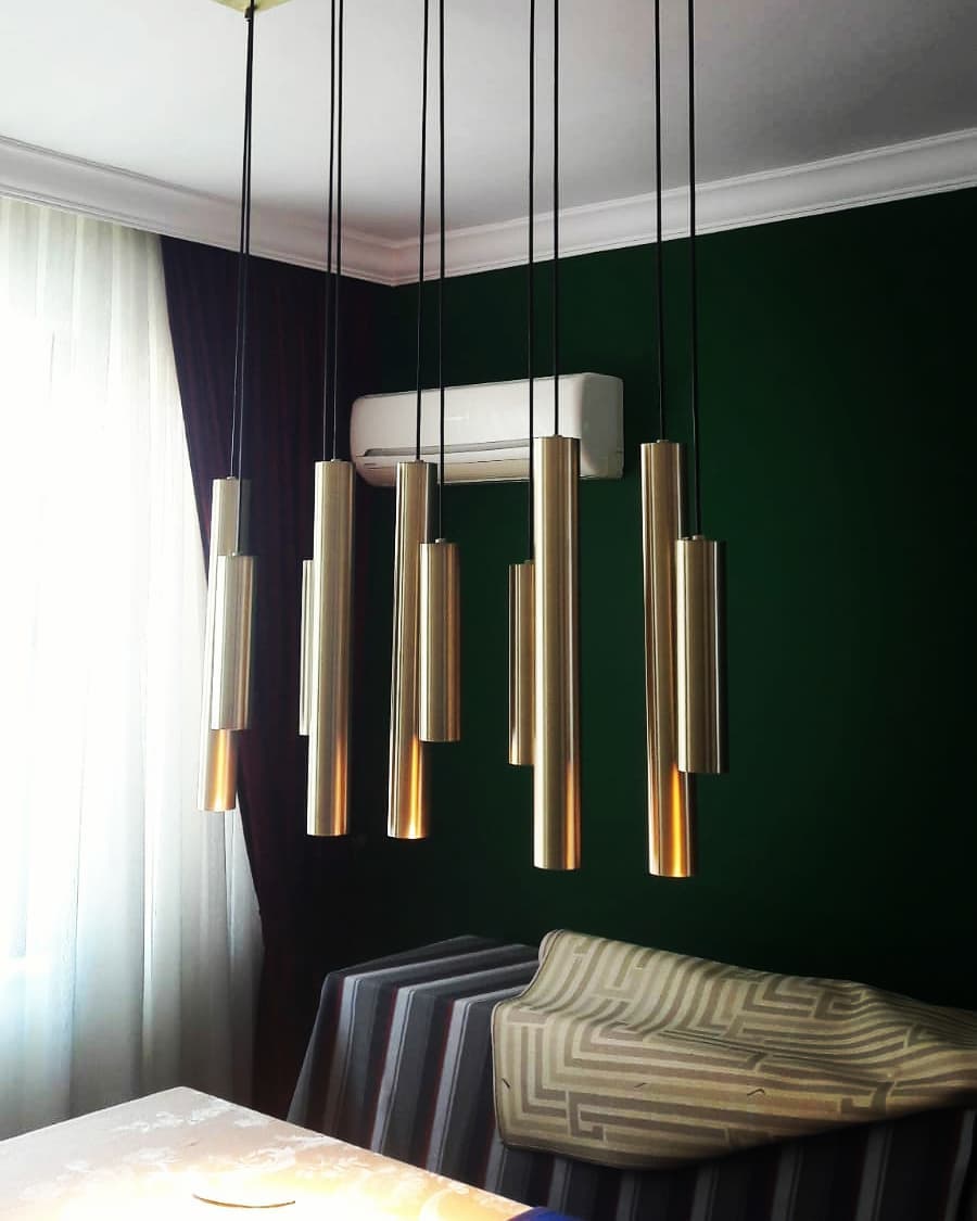 10-Piece Pipe Wall Lamp