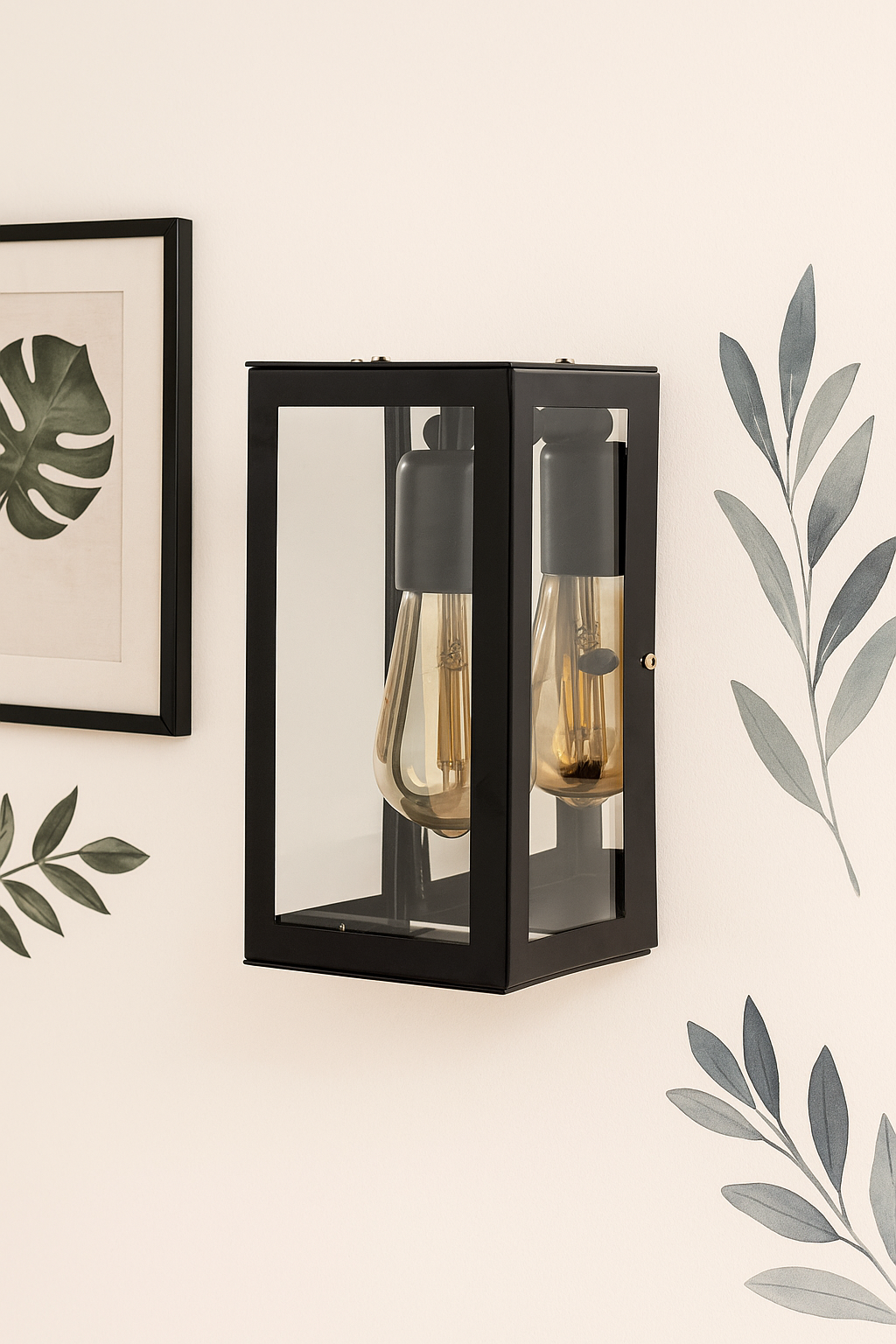 Siena Black Metal Wall Sconce