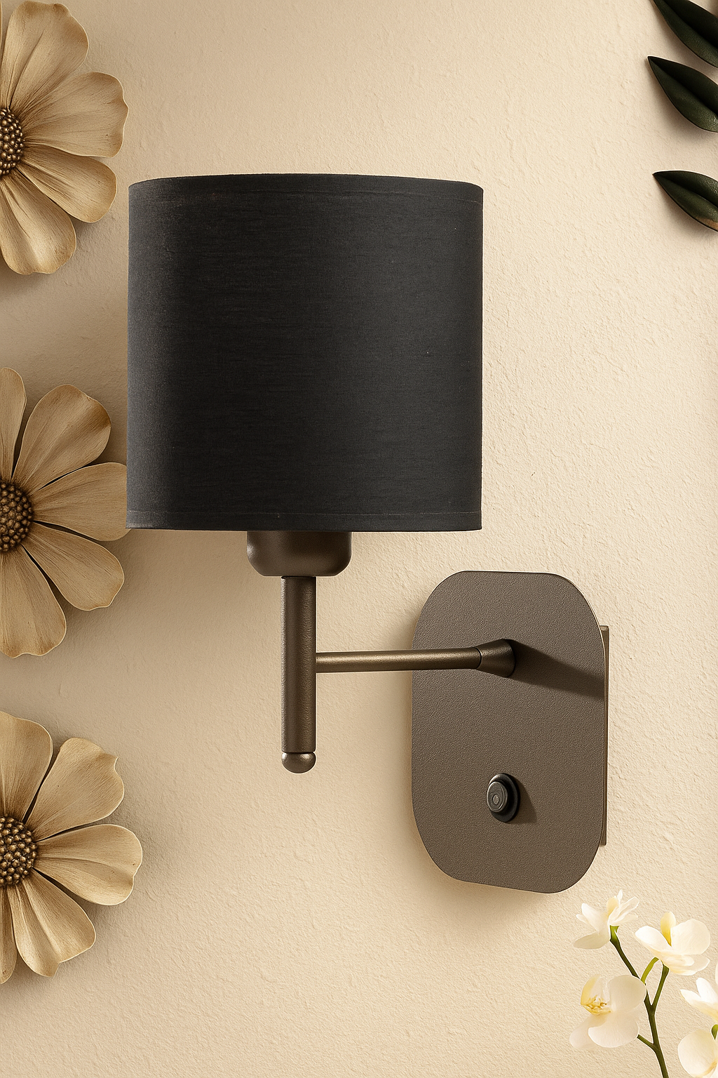 Sapphire Wall Sconce Black