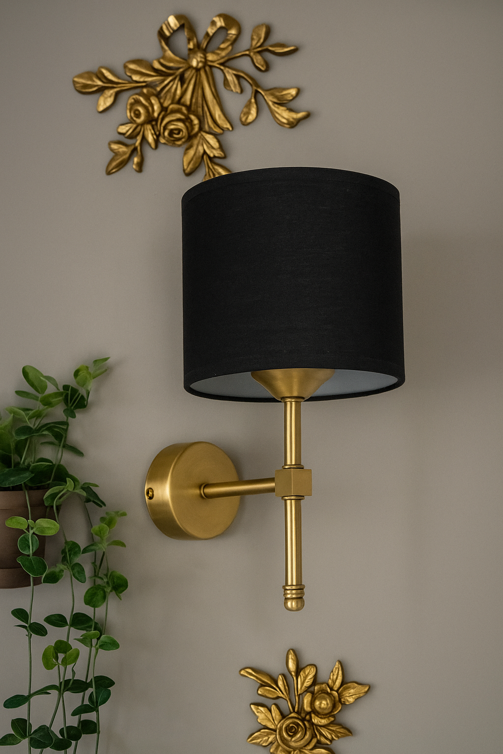 Paris Wall Applique Black Hat Wall Applique