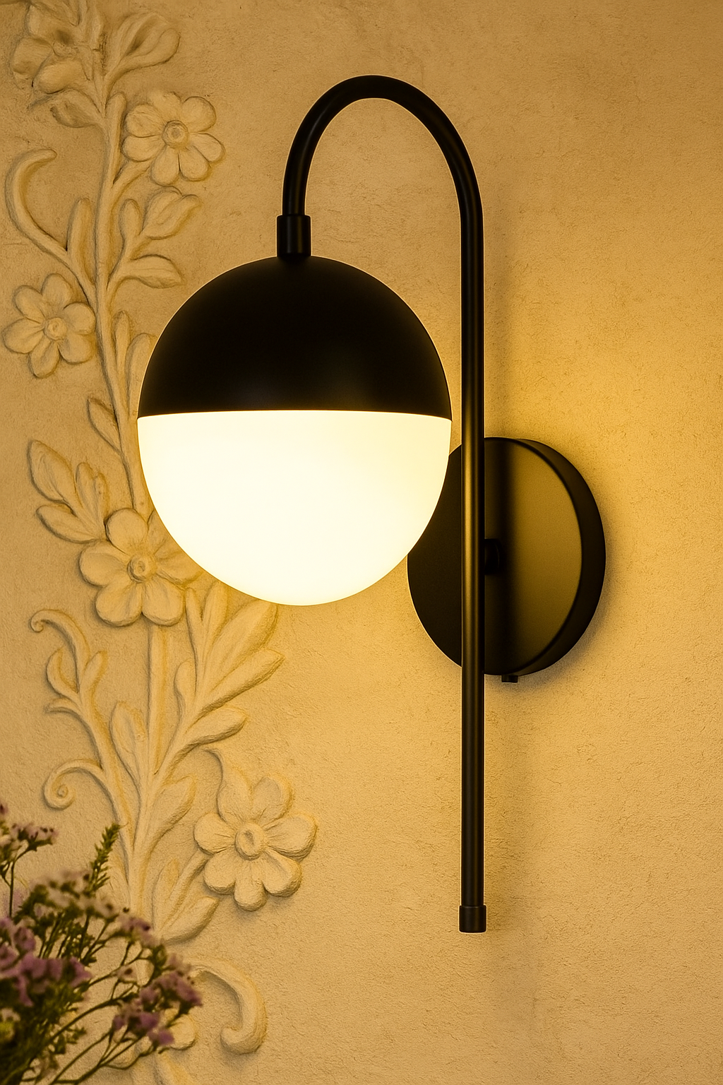 Half-Shaped Wall Lamp