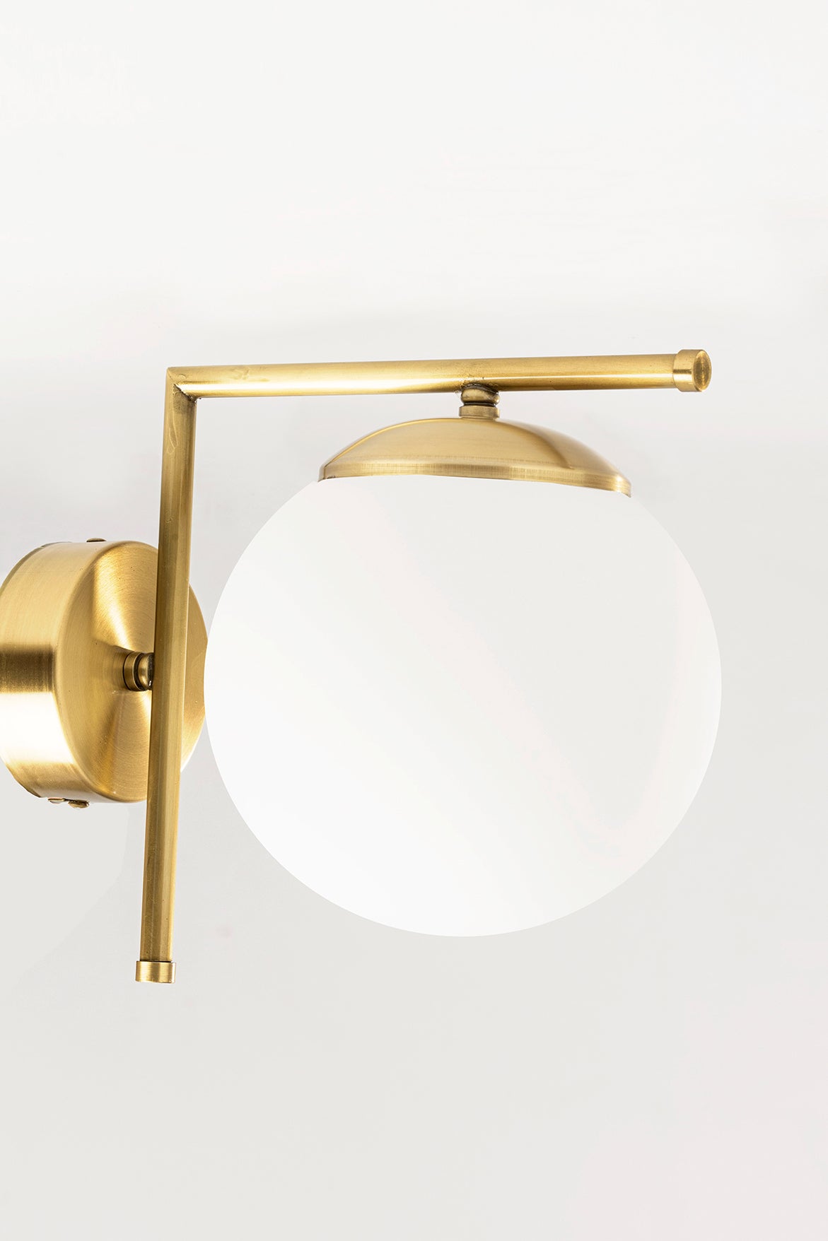 L-Arm Gold Wall Sconce