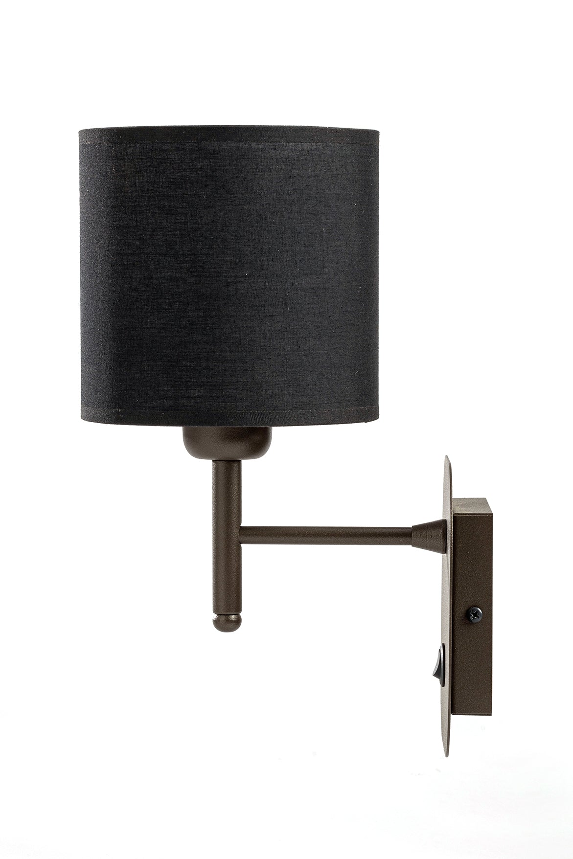 Sapphire Lampshade Wall Lamp Black