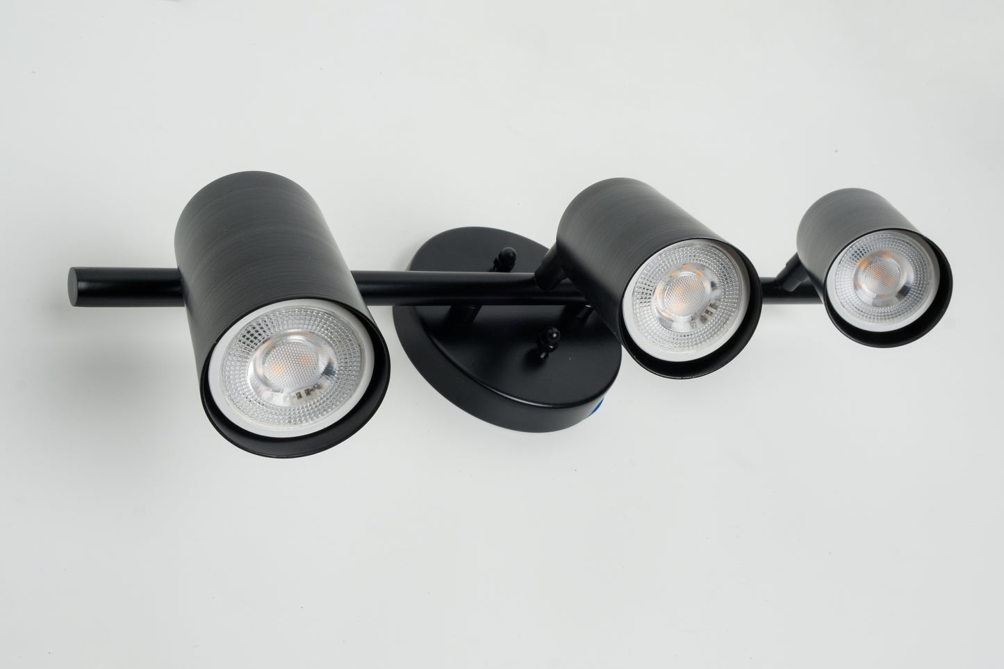 Eslitme Wall Sconce Black with 3 Spotlights GU10 Bulb Included