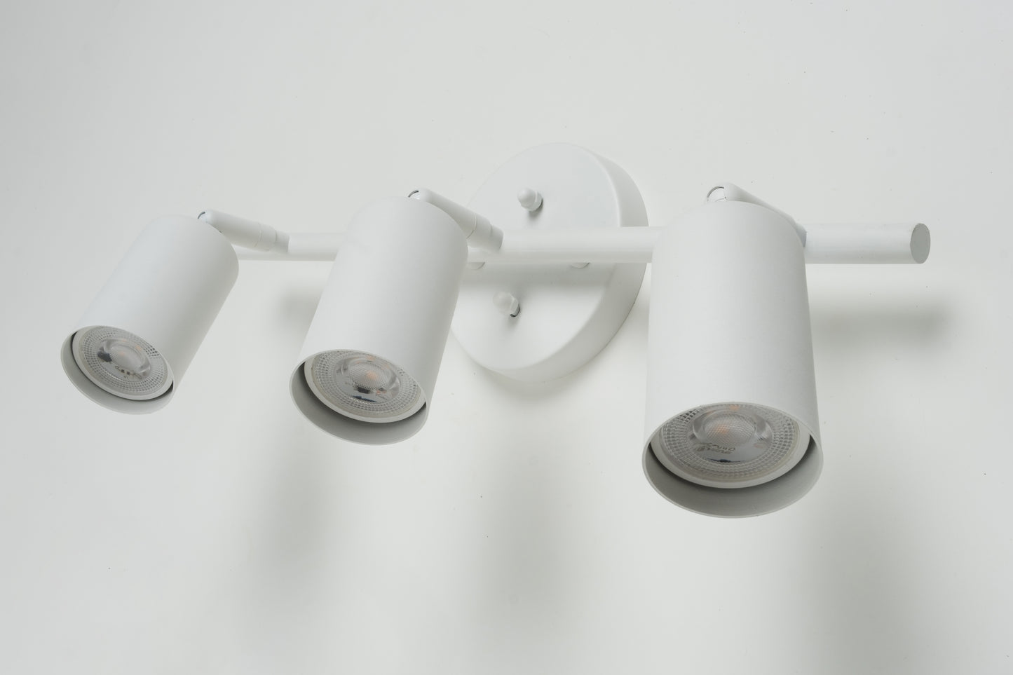 Eslitme Spotlight Wall Lamp White with 3 Spotlights GU10 Bulb Included