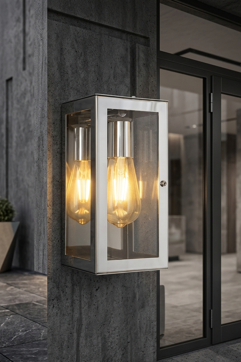 Siena Chrome Metal Wall Sconce