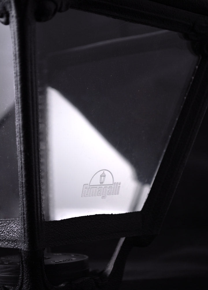 Golia Hexagonal Lantern Garden Wall Sconce