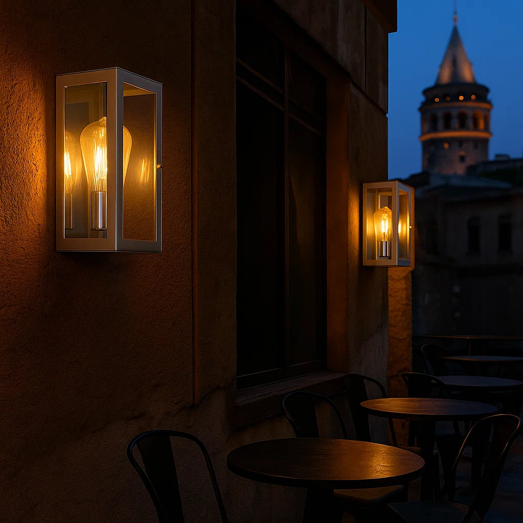 Siena Chrome Metal Wall Sconce