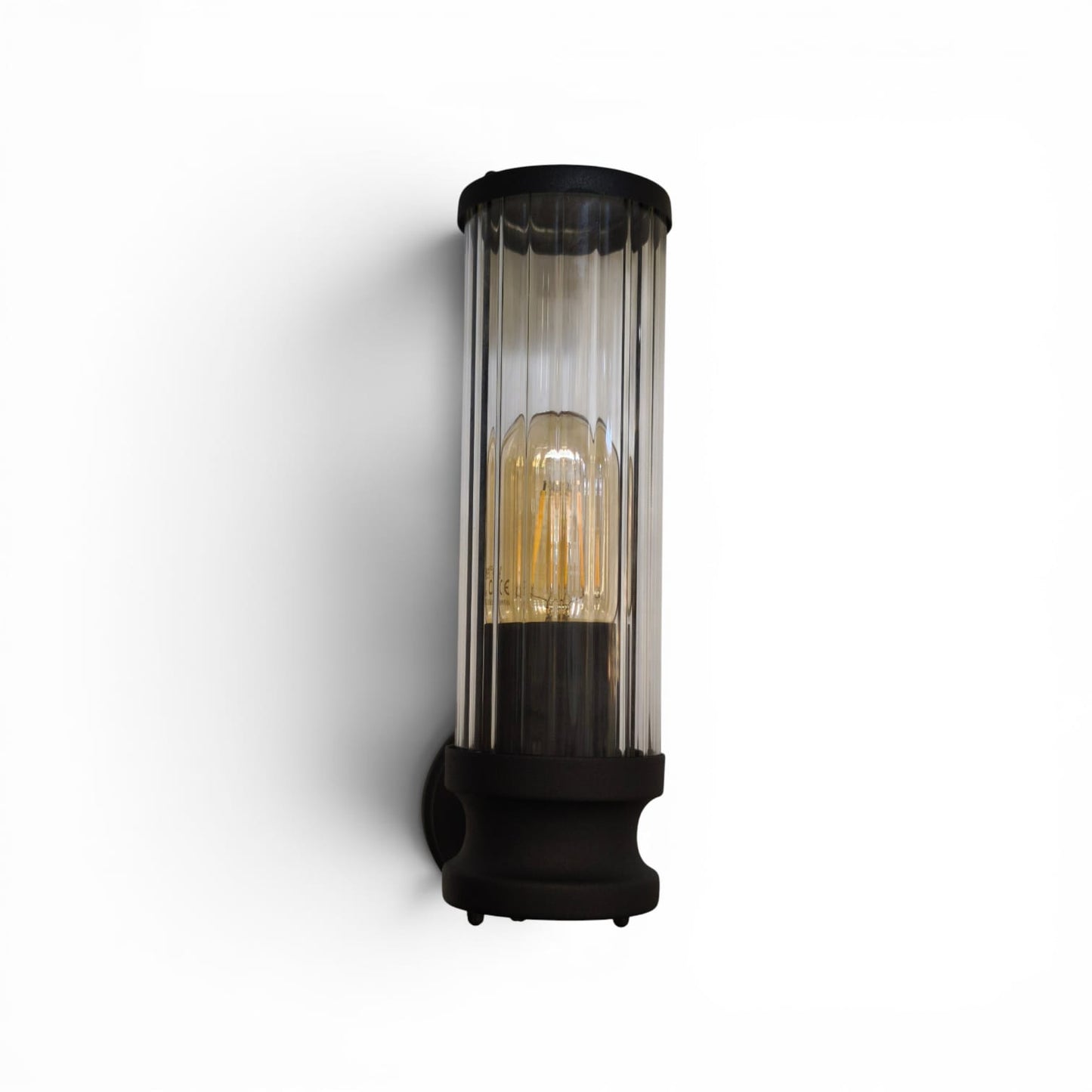 Star Glass Wall Sconce, Antique Bronze