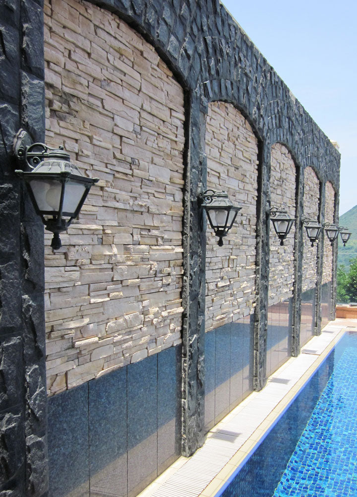 Golia Hexagonal Lantern Garden Wall Sconce