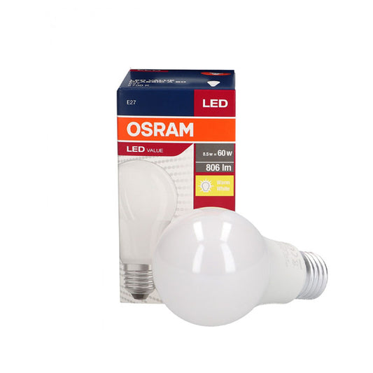 Osram Led Value Classic A 60 8.5W E27 2700K Yellow Light Bulb