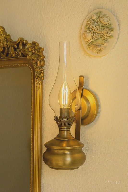 Antique Bronze Gas Lamp Wall Sconce Lighting