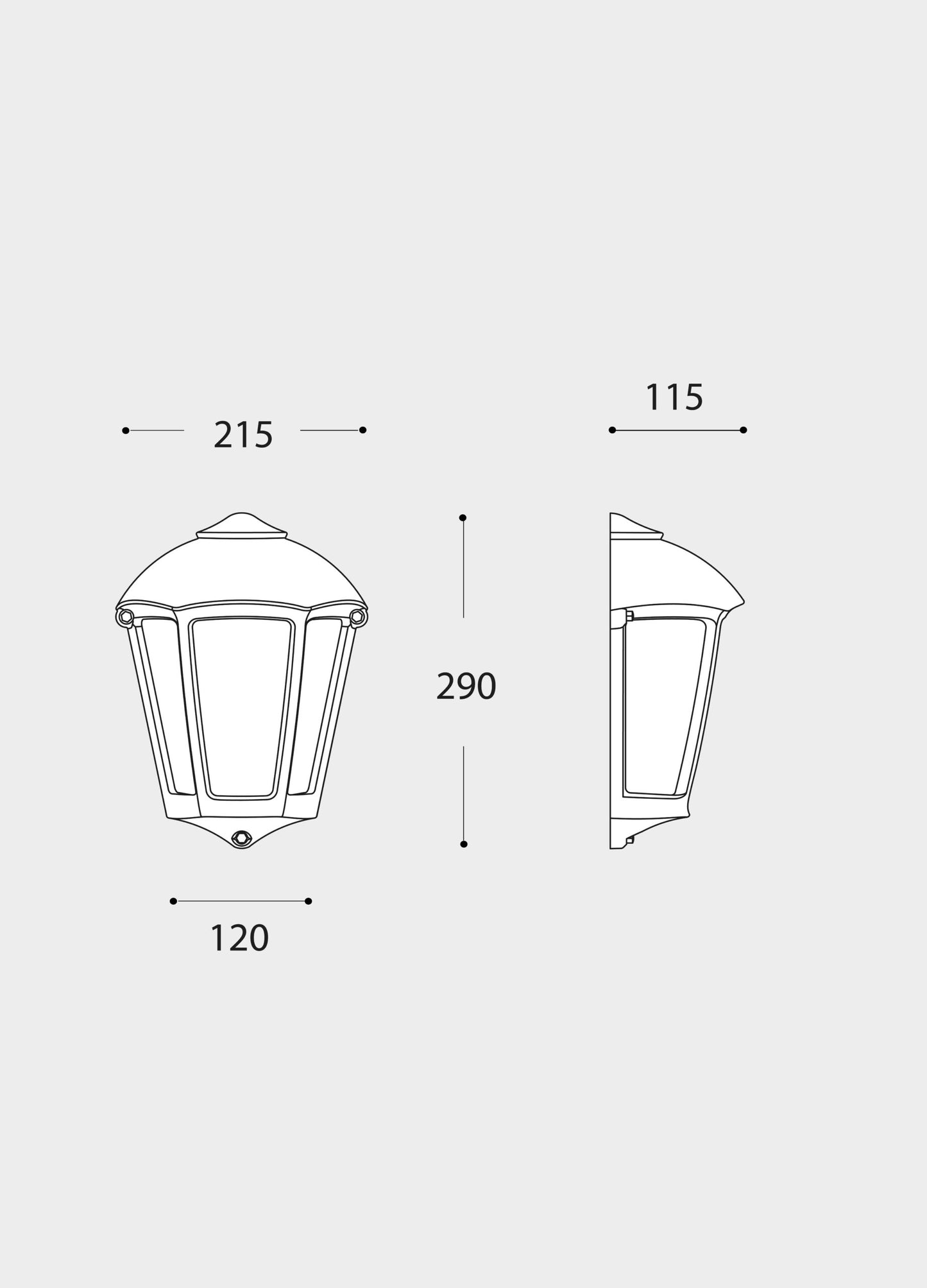 Fabio Garden, Wall Sconce