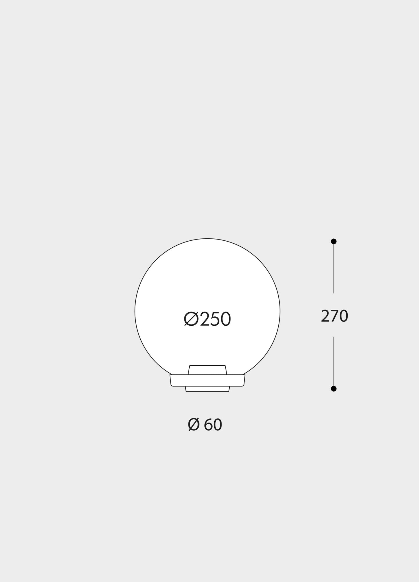 Globe 250 Dış Aplik