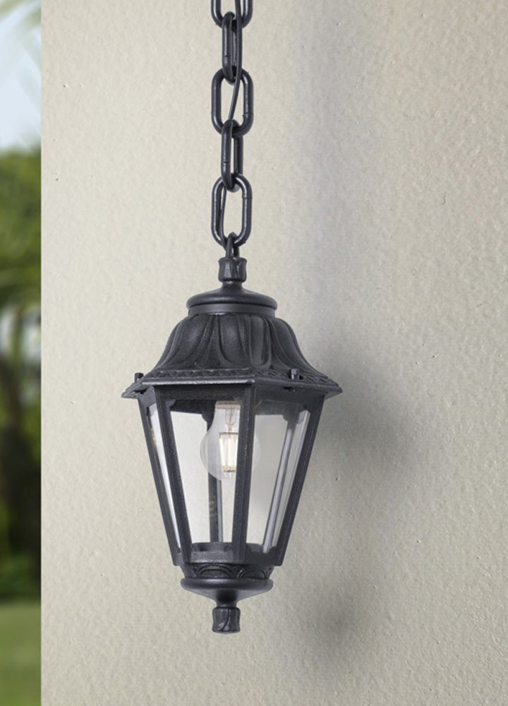Anna Hexagon Lantern Garden Wall Sconce