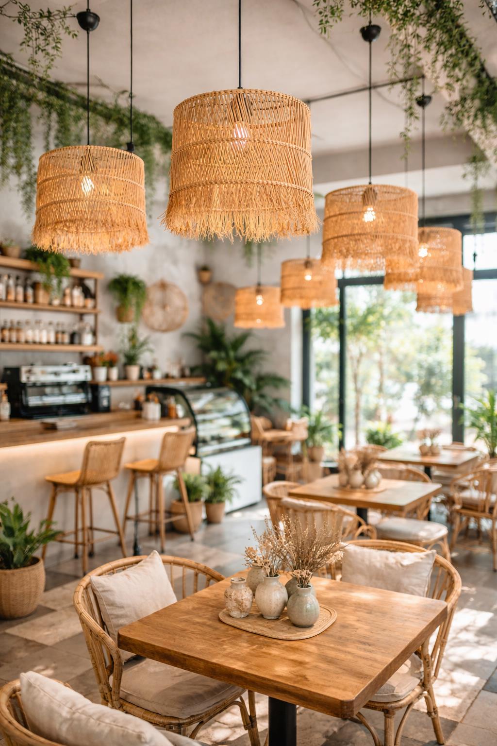 Lampadario Bohémien Modello con Nappe Lunghe