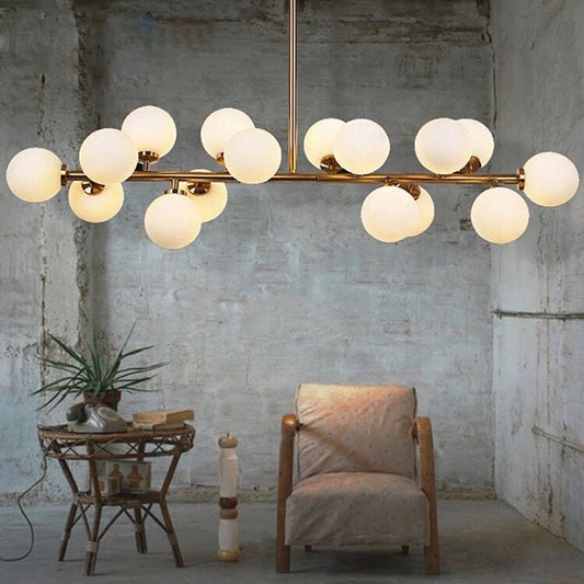 16 Glass Bubble Globe Pendant Lamp