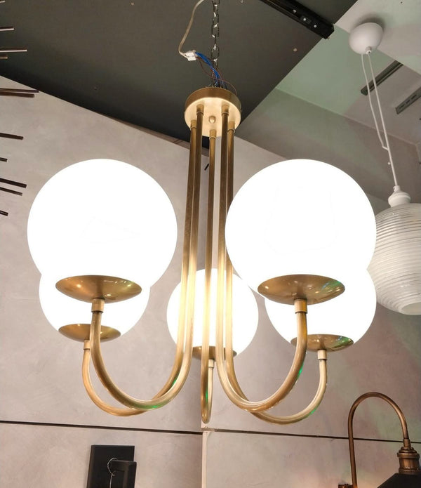 Sospensione a 5 globi
