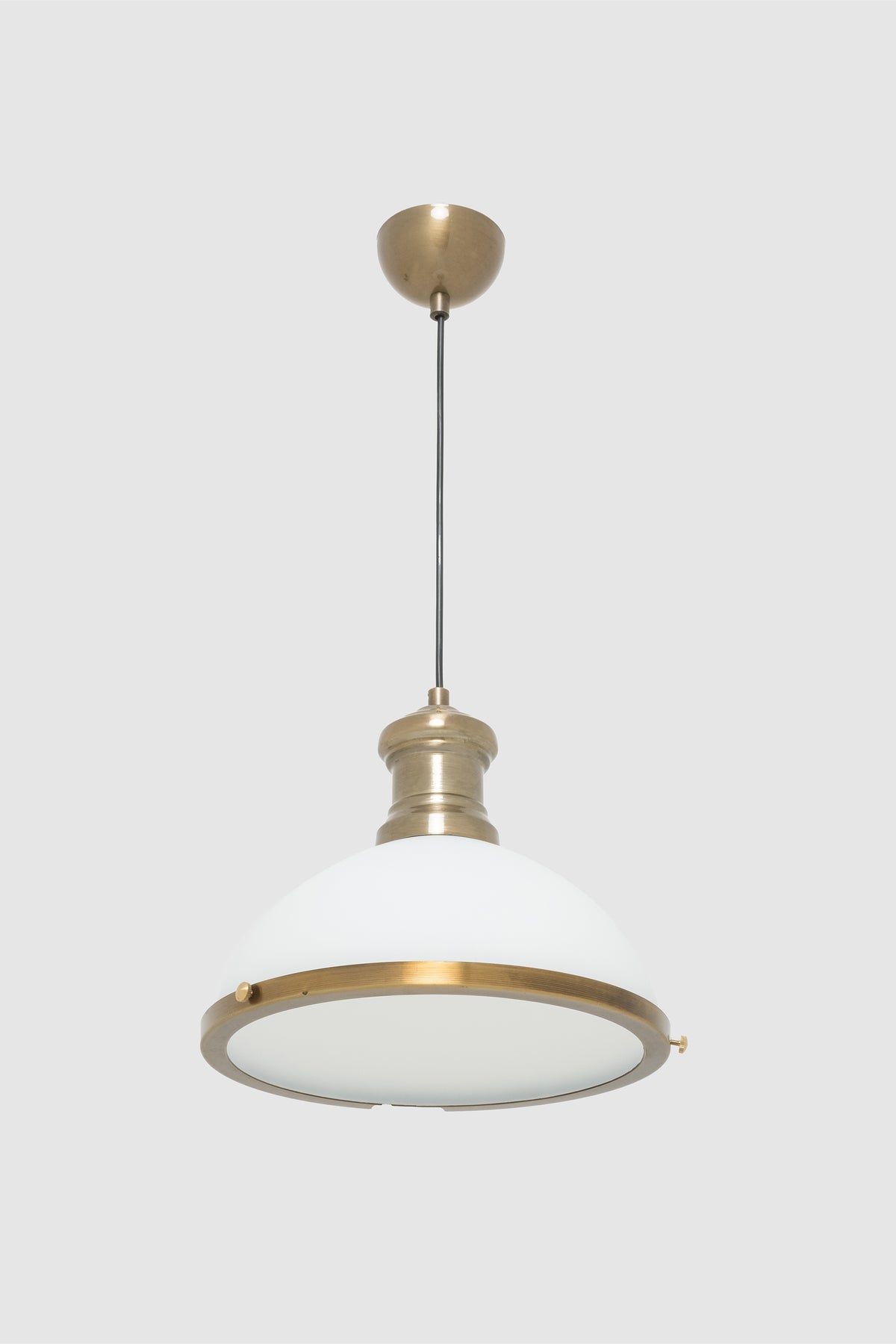Çemberli Beyaz Cam Sarkıt Avize tel lighting Satın Al