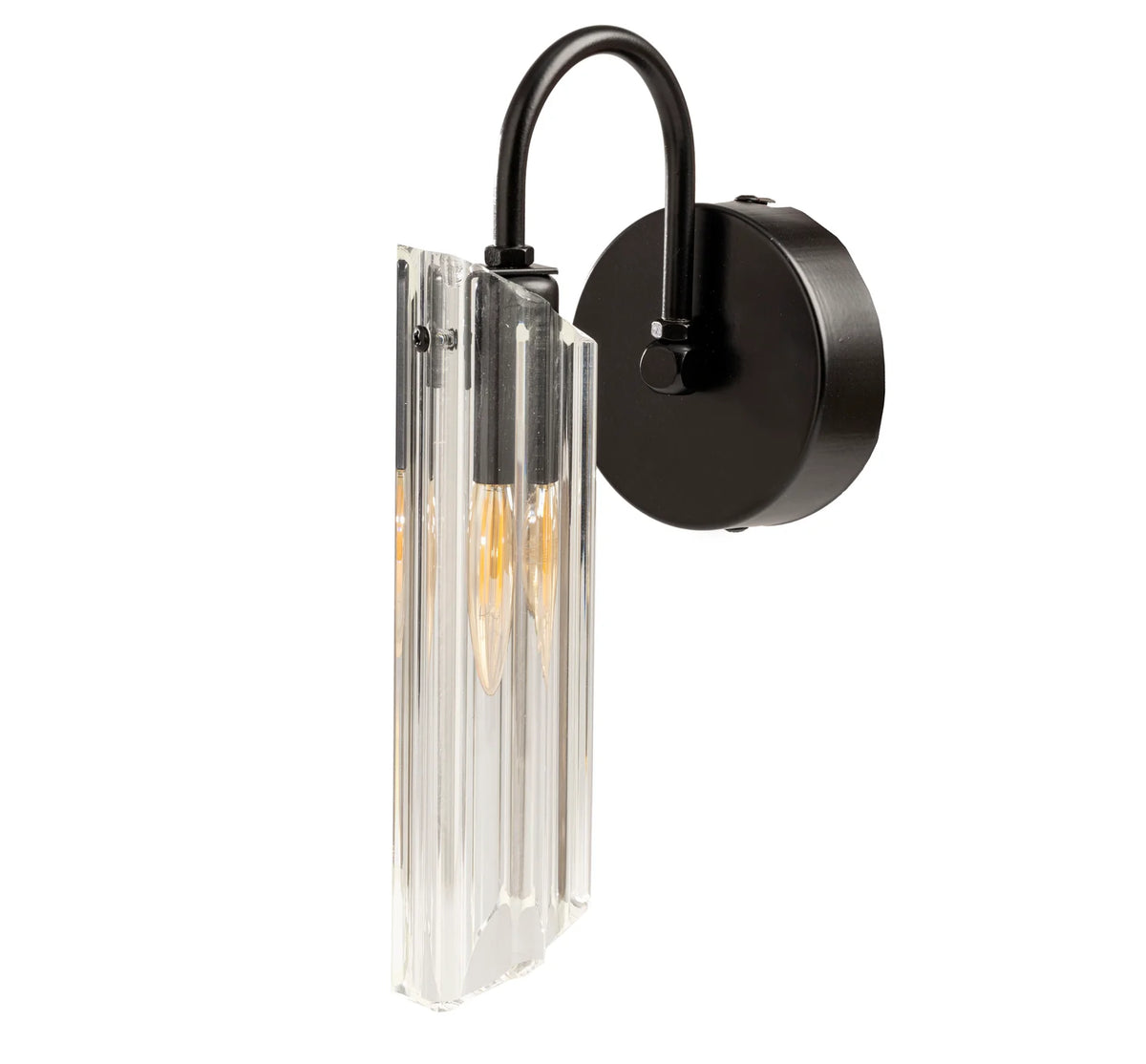 2 Adet Roma Cam Aplik, Antik Bronz, Krom ve Siyah Renk tel lighting Satın Al