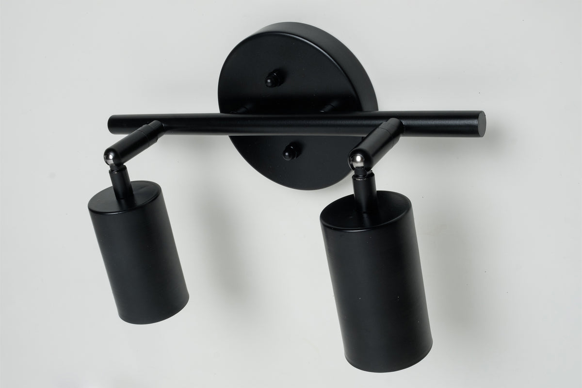 2'li Spot GU10 Eskitme Aplik Siyah tel lighting Satın Al
